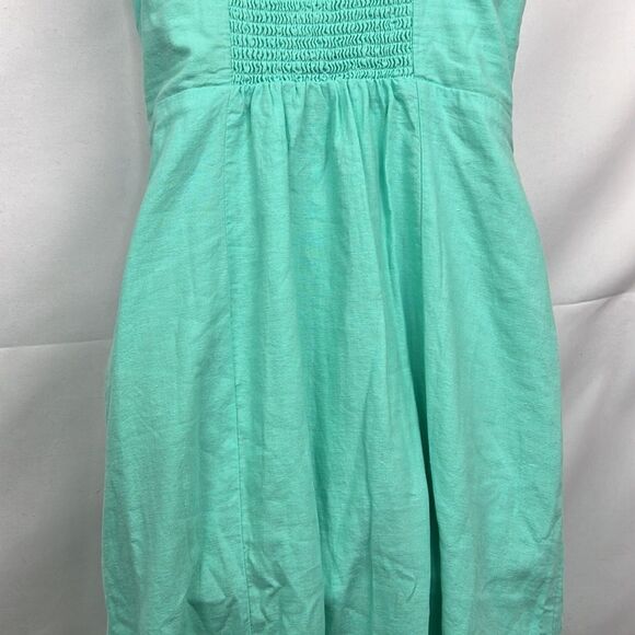 J.Crew Factory Linen Blend Slip Midi dress in sun washed mint NWT size 2 - Picture 8 of 14